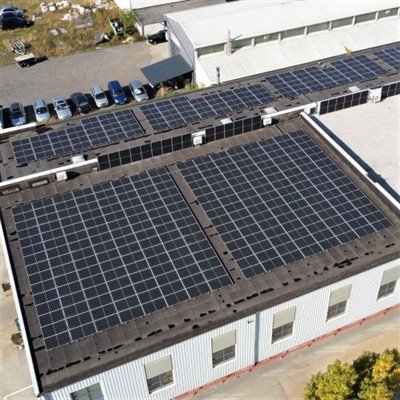 200kw kovinski strešni solarni sistem